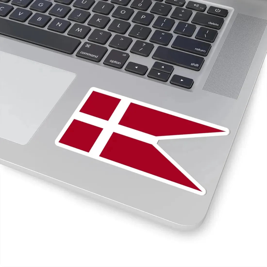 Naval Ensign of Denmark (Denmark) STICKER Vinyl Kiss-Cut Decal - The Sticker Space