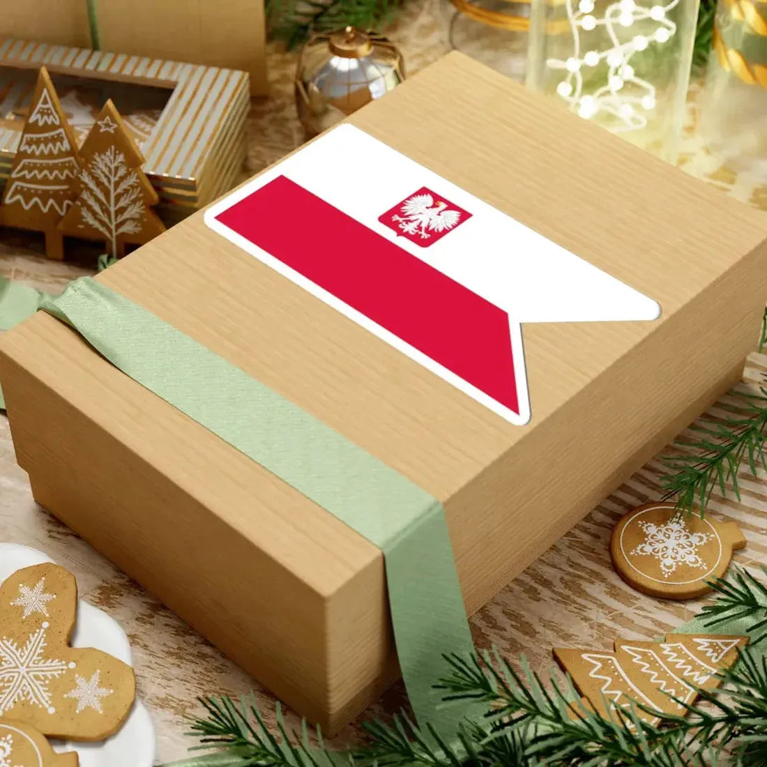 Naval Ensign of Poland 1980-1993 (Poland) STICKER Vinyl Kiss-Cut Decal - The Sticker Space