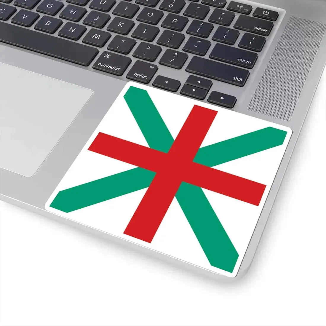 Naval jack of Bulgaria 1908-1949 (Bulgaria) STICKER Vinyl Kiss-Cut Decal - The Sticker Space