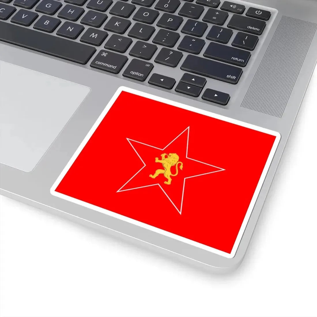 Naval Jack of Bulgaria 1949-1955 (Bulgaria) STICKER Vinyl Kiss-Cut Decal - The Sticker Space