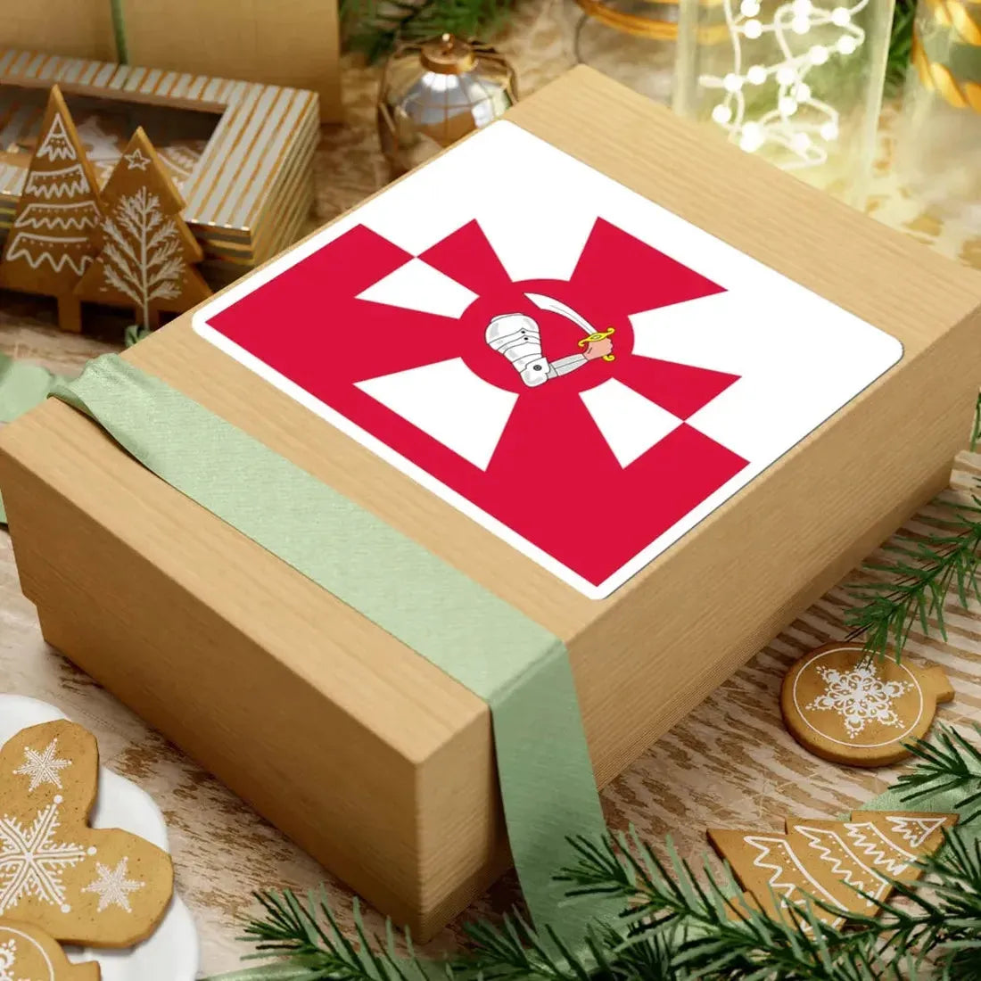 Naval Jack of Poland (Poland) STICKER Vinyl Kiss-Cut Decal - The Sticker Space