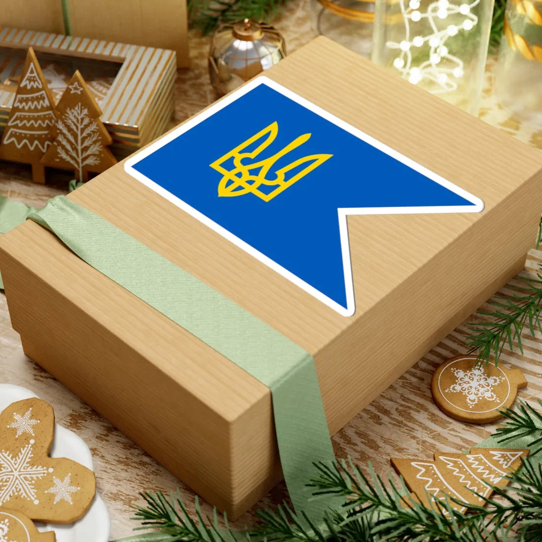 Naval Jack of Ukraine 1993 (Ukraine) STICKER Vinyl Kiss-Cut Decal - The Sticker Space