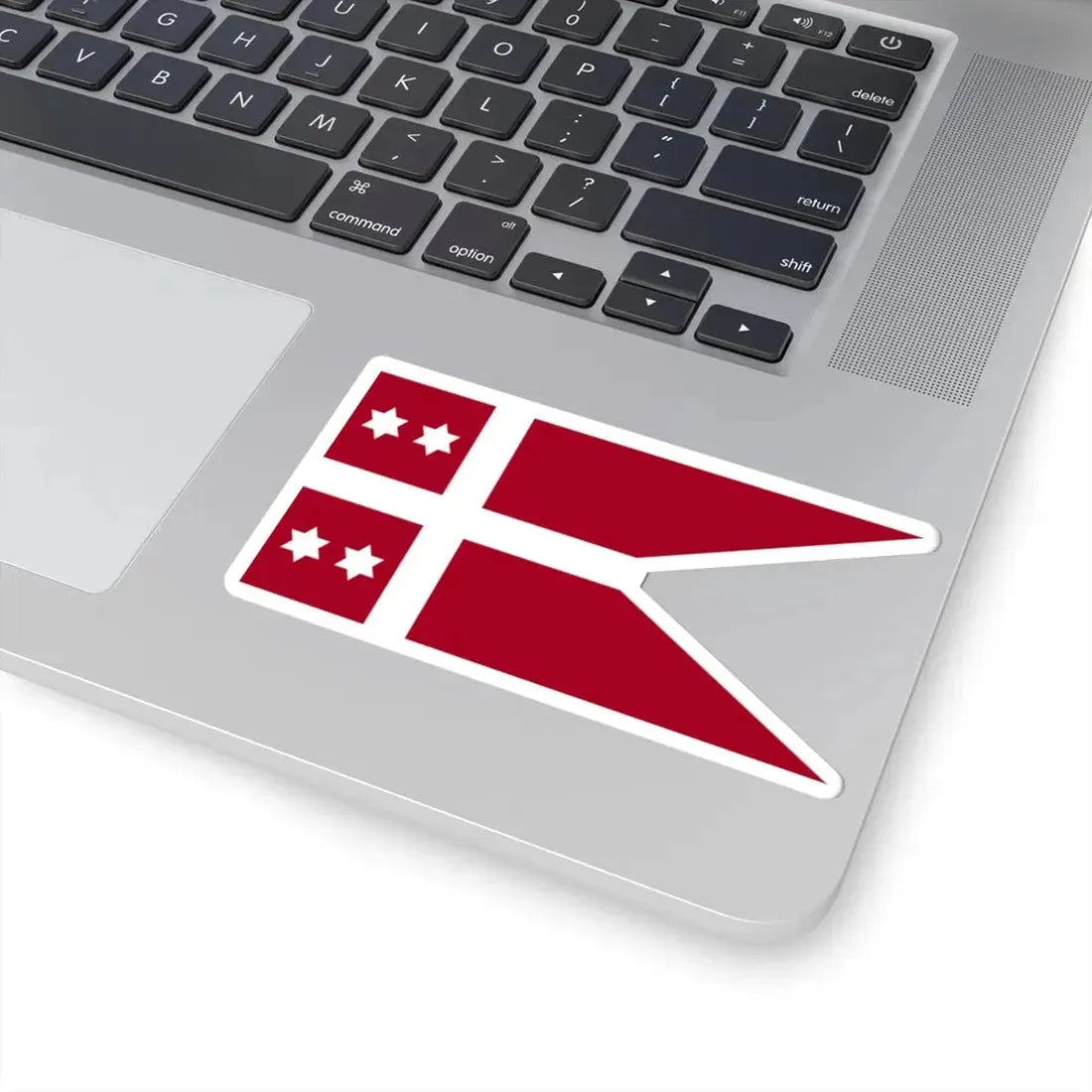 Naval Rank Flag of Denmark - Admiral (Denmark) STICKER Vinyl Kiss-Cut Decal - The Sticker Space