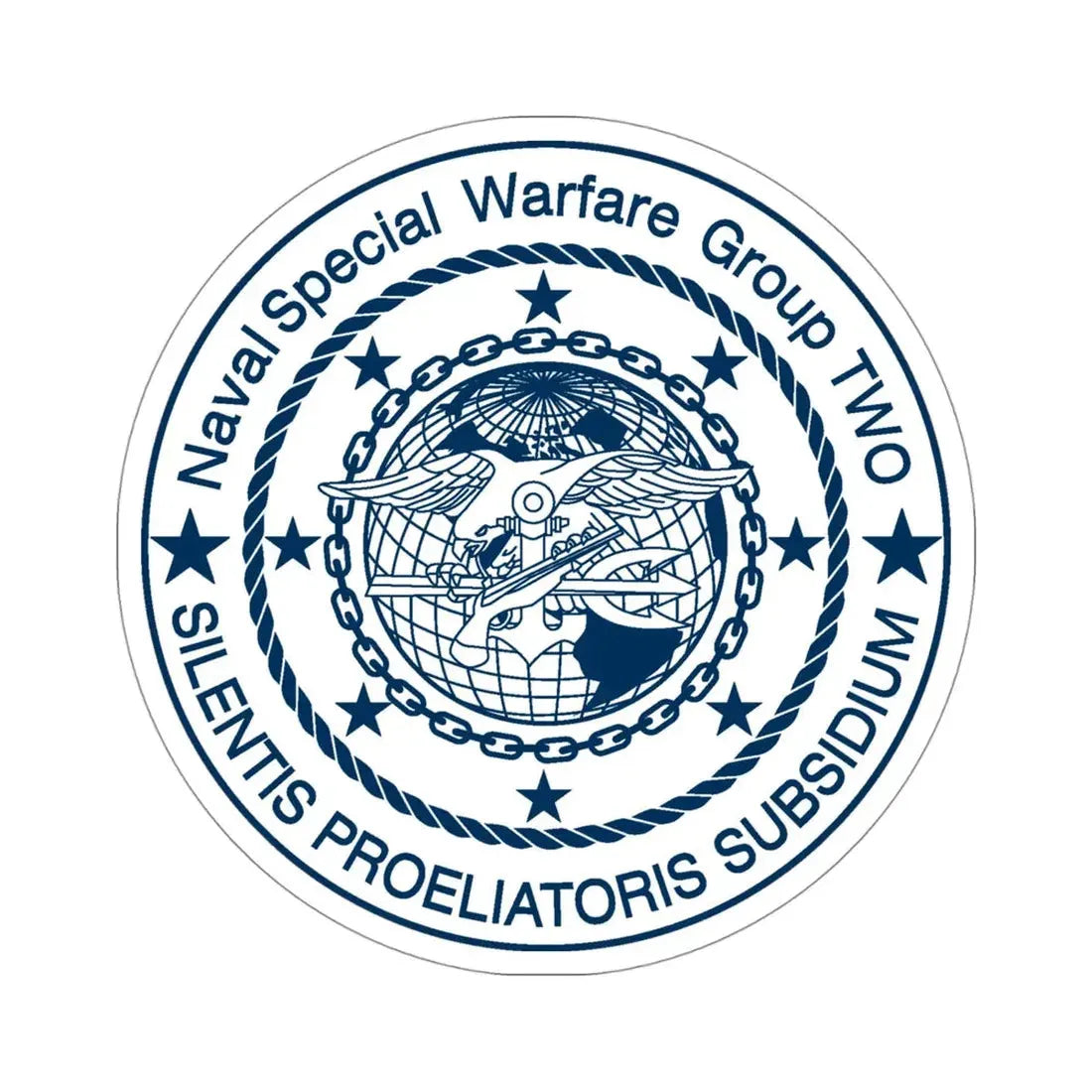 Naval Special Warfare Group 2 (U.S. Navy) STICKER Vinyl Die-Cut Decal - The Sticker Space