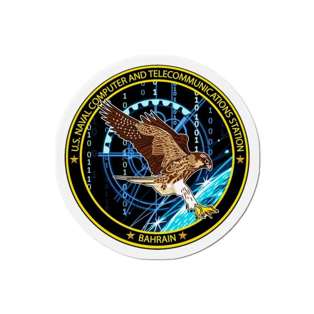 NCTS Bahrain (U.S. Navy) Refrigerator Magnet - The Sticker Space