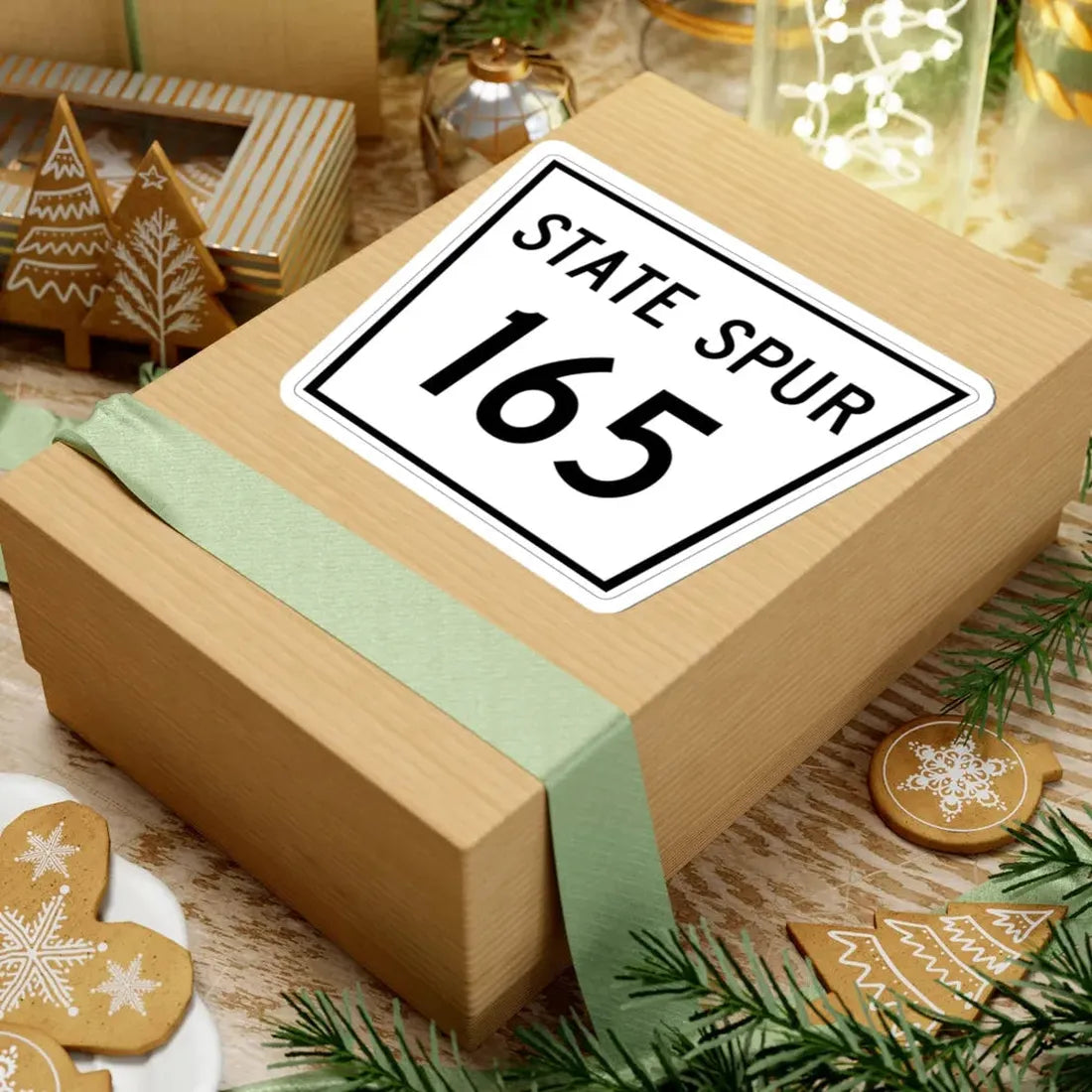 Nebraska State Spur 165 (Nebraska) (Road Sign) STICKER Vinyl Kiss-Cut Decal - The Sticker Space