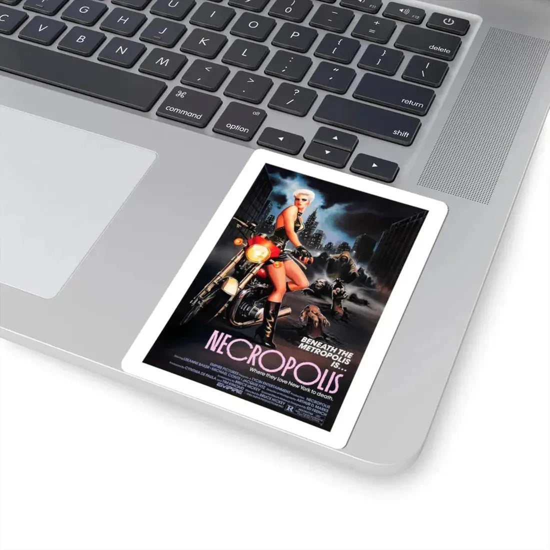 NECROPOLIS 1986 Movie Poster - STICKER Vinyl Kiss-Cut Decal - The Sticker Space
