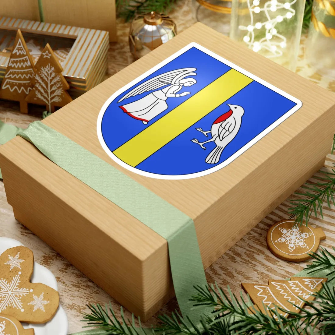 Neggio-coat of arms (Switzerland) (Coat of Arms) STICKER Vinyl Kiss-Cut Decal - The Sticker Space