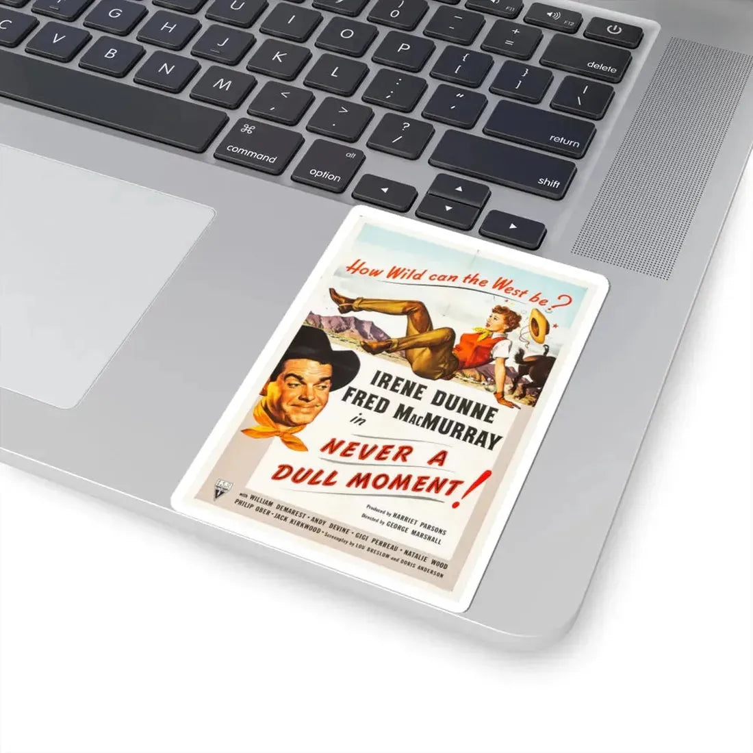 Never a Dull Moment 1950 Movie Poster - STICKER Vinyl Kiss-Cut Decal - The Sticker Space