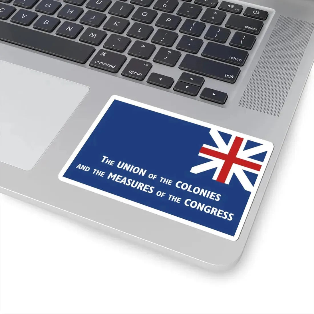 New York Union Flag 1775 reverse (United States) STICKER Vinyl Kiss-Cut Decal - The Sticker Space