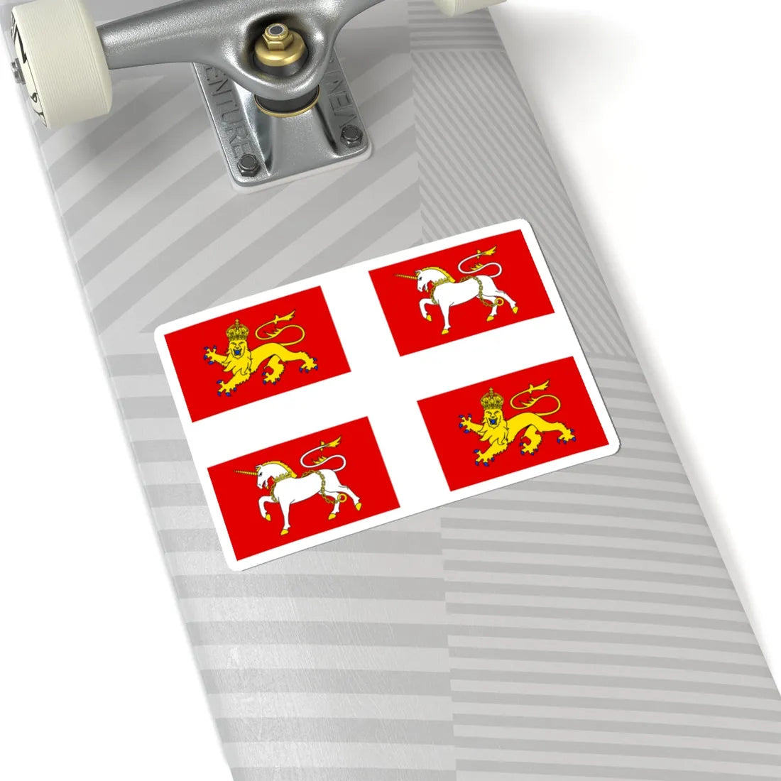 Newfoundland - banner of arms (Canada) STICKER Vinyl Kiss-Cut Decal - The Sticker Space