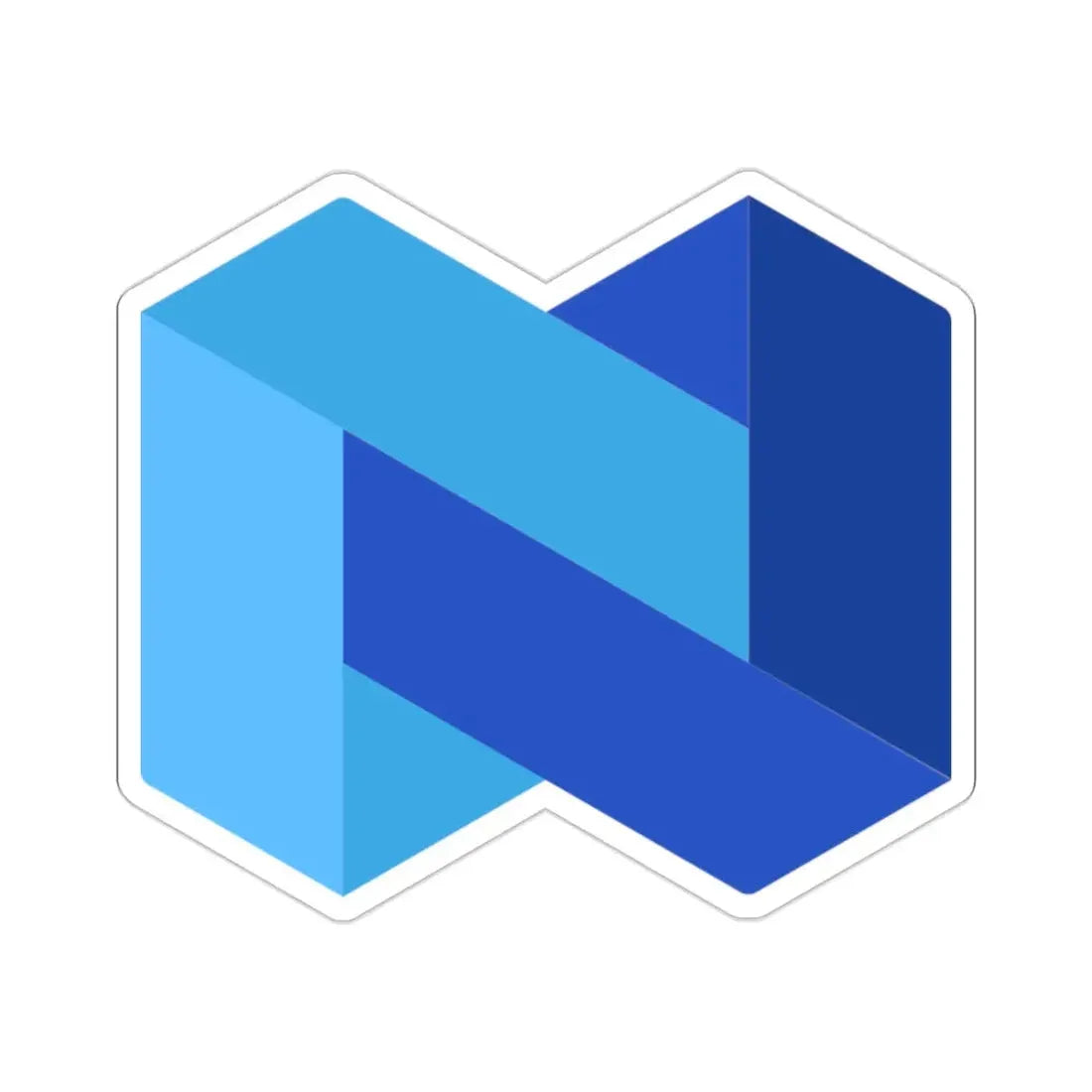 NEXO (Cryptocurrency) STICKER Vinyl Die-Cut Decal - The Sticker Space
