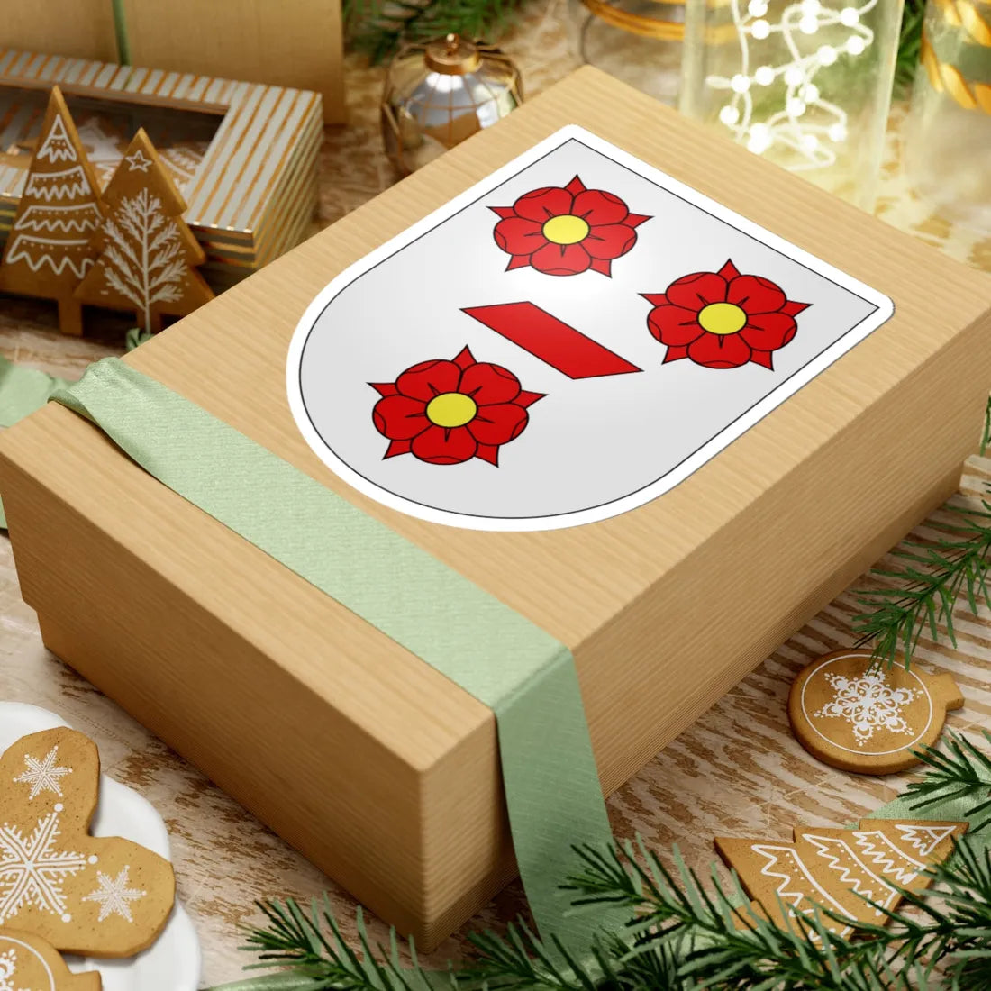 Neyruz-coat of arms (Switzerland) (Coat of Arms) STICKER Vinyl Kiss-Cut Decal - The Sticker Space