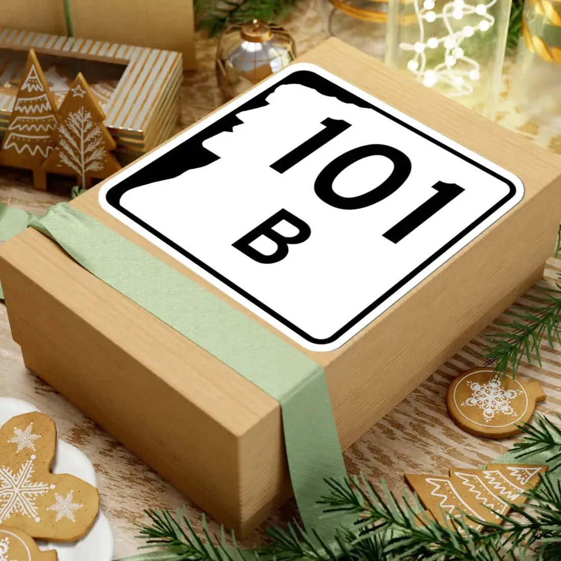 NH Route 101B (New Hampshire) (Road Sign) STICKER Vinyl Kiss-Cut Decal - The Sticker Space