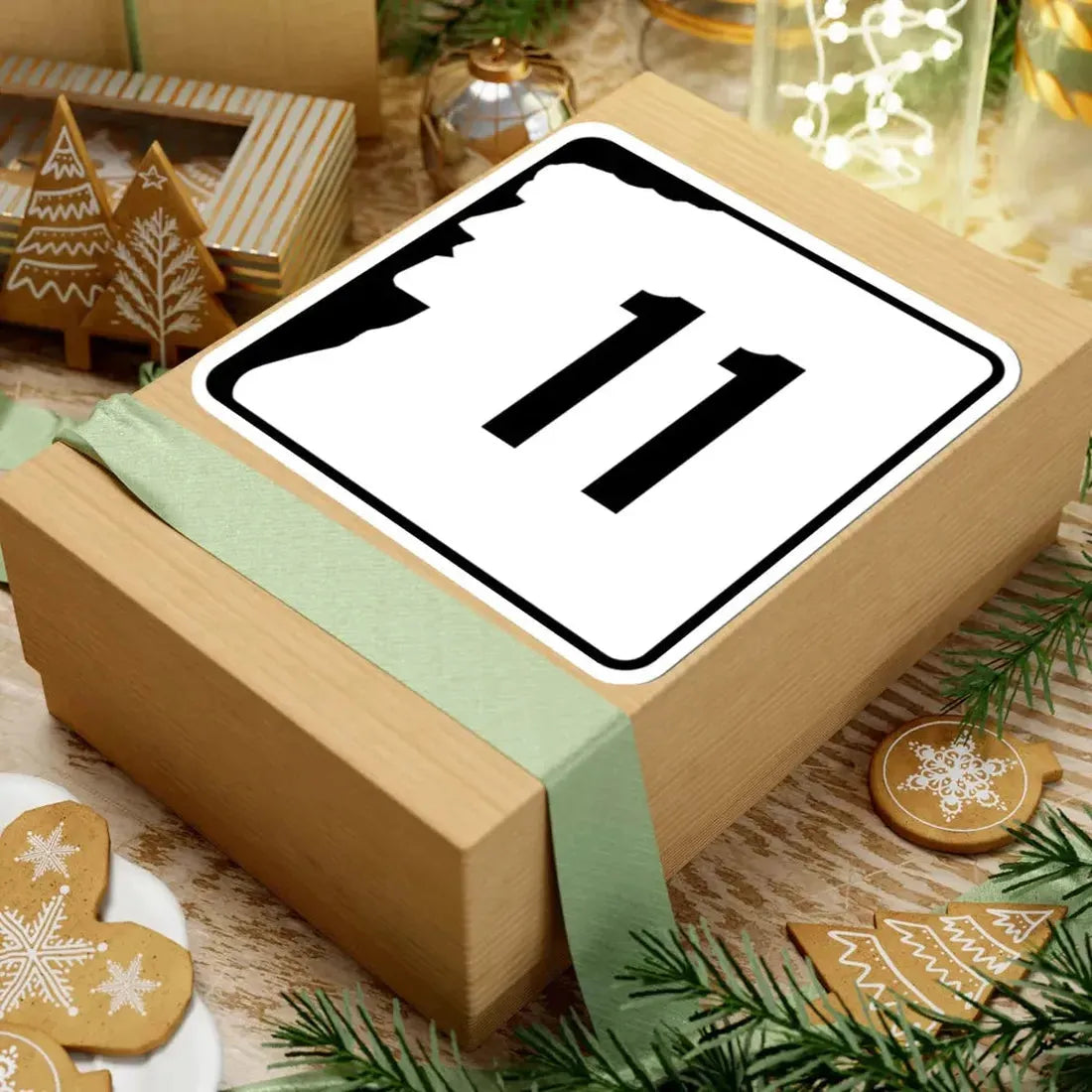 NH Route 11 (New Hampshire) (Road Sign) STICKER Vinyl Kiss-Cut Decal - The Sticker Space