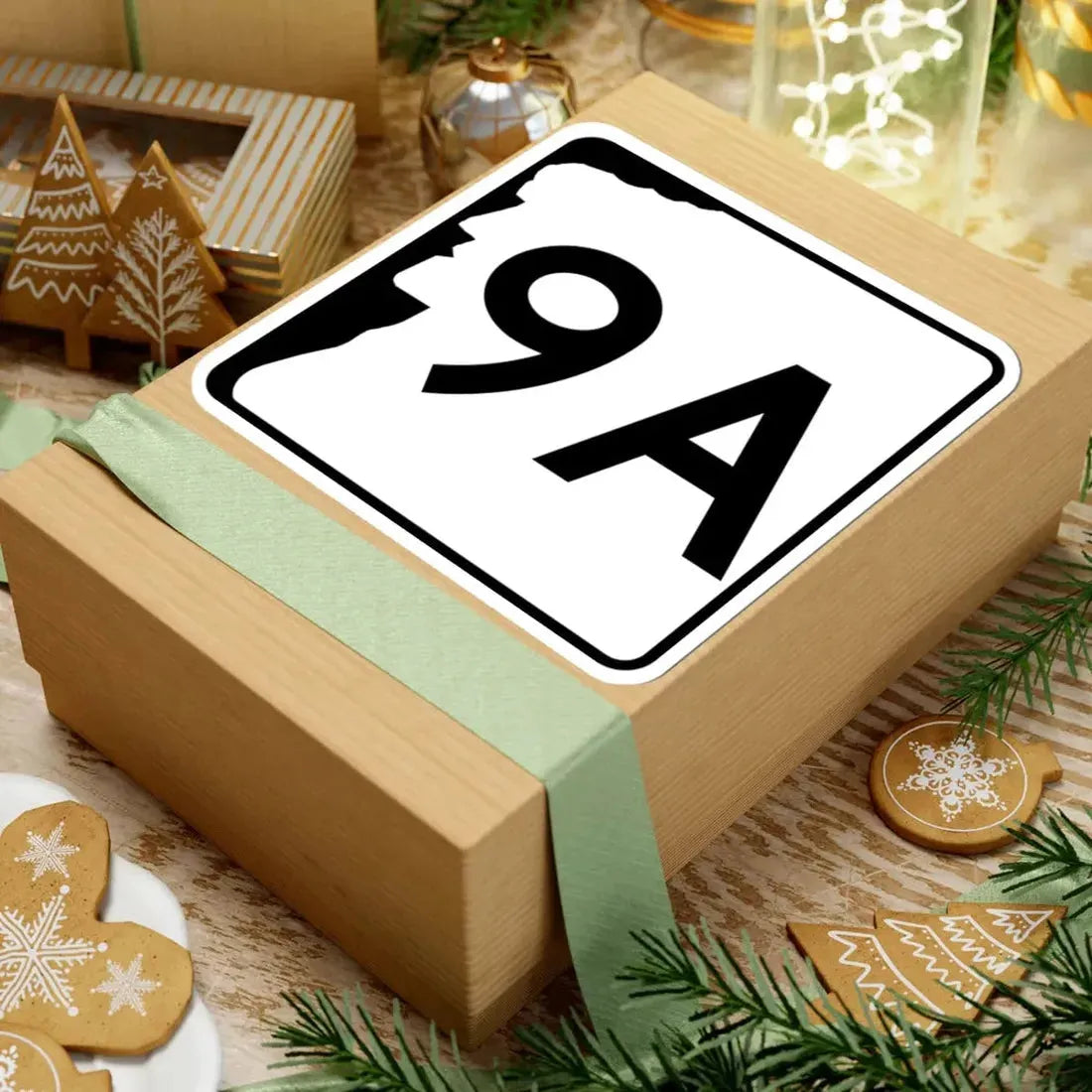 NH Route 9A (New Hampshire) (Road Sign) STICKER Vinyl Kiss-Cut Decal - The Sticker Space