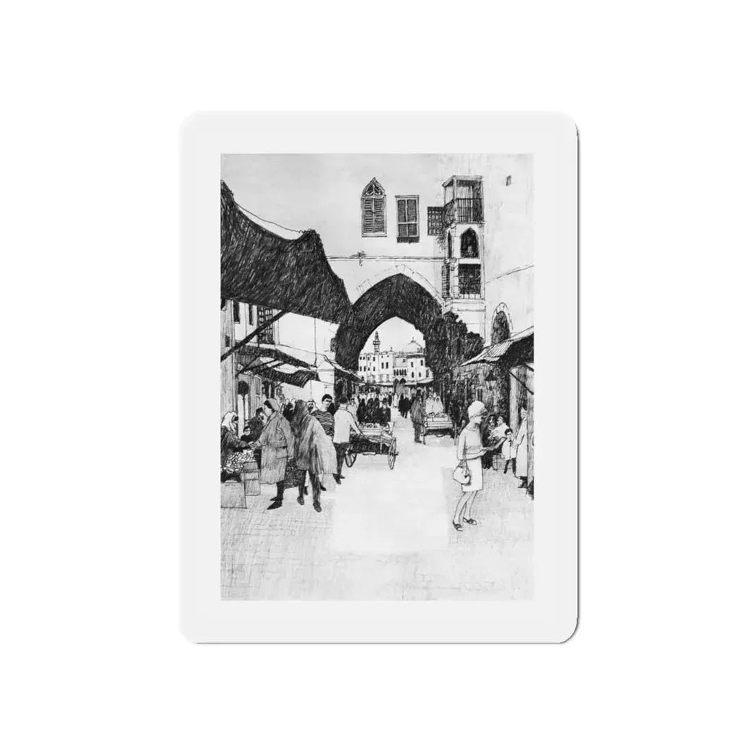 Nice To Know You by Enid Gwynne, Woman's Realm, 1969 (Magazine Illustration) Refrigerator Magnet - The Sticker Space