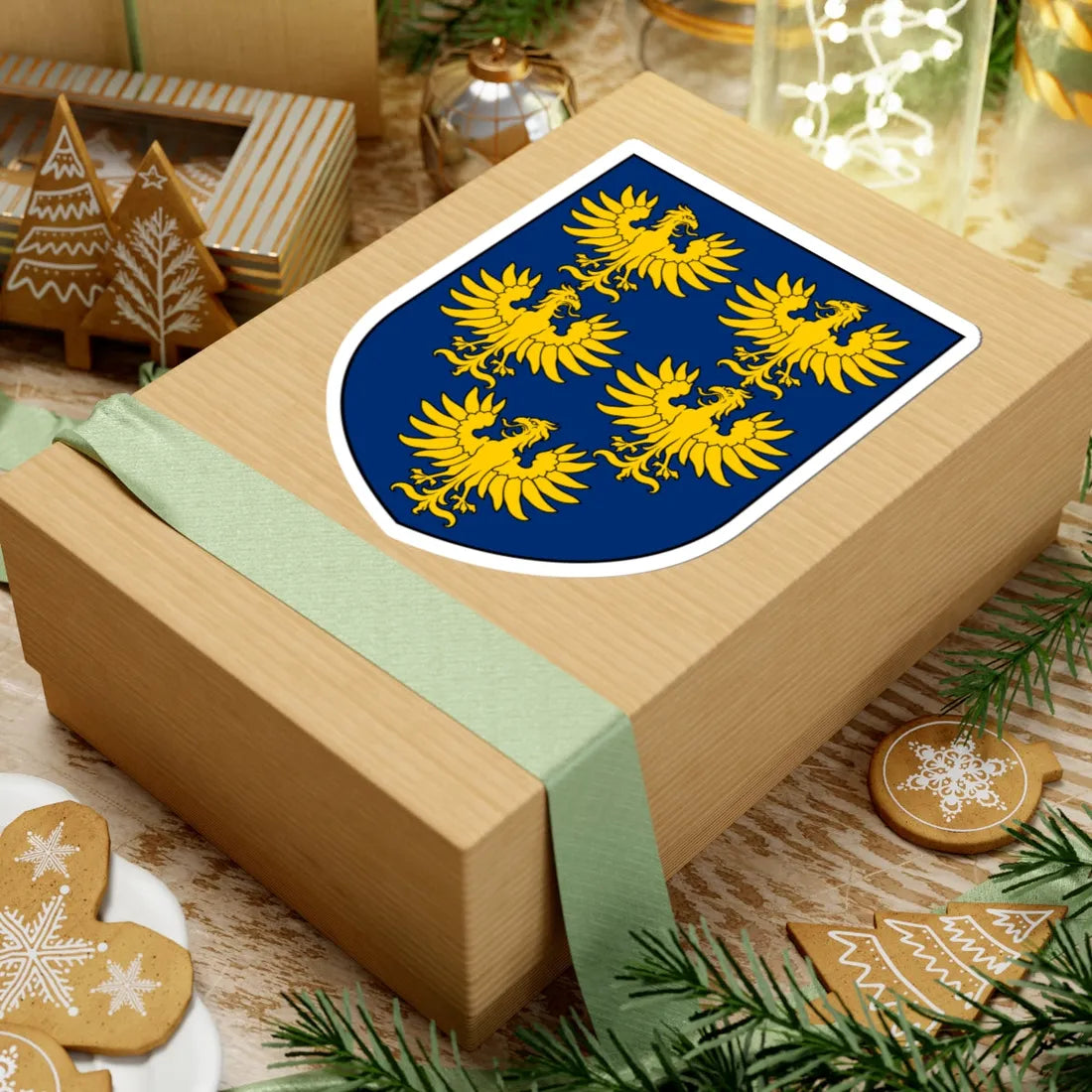 Niederösterreich CoA shield (Austria) (Coat of Arms) STICKER Vinyl Kiss-Cut Decal - The Sticker Space