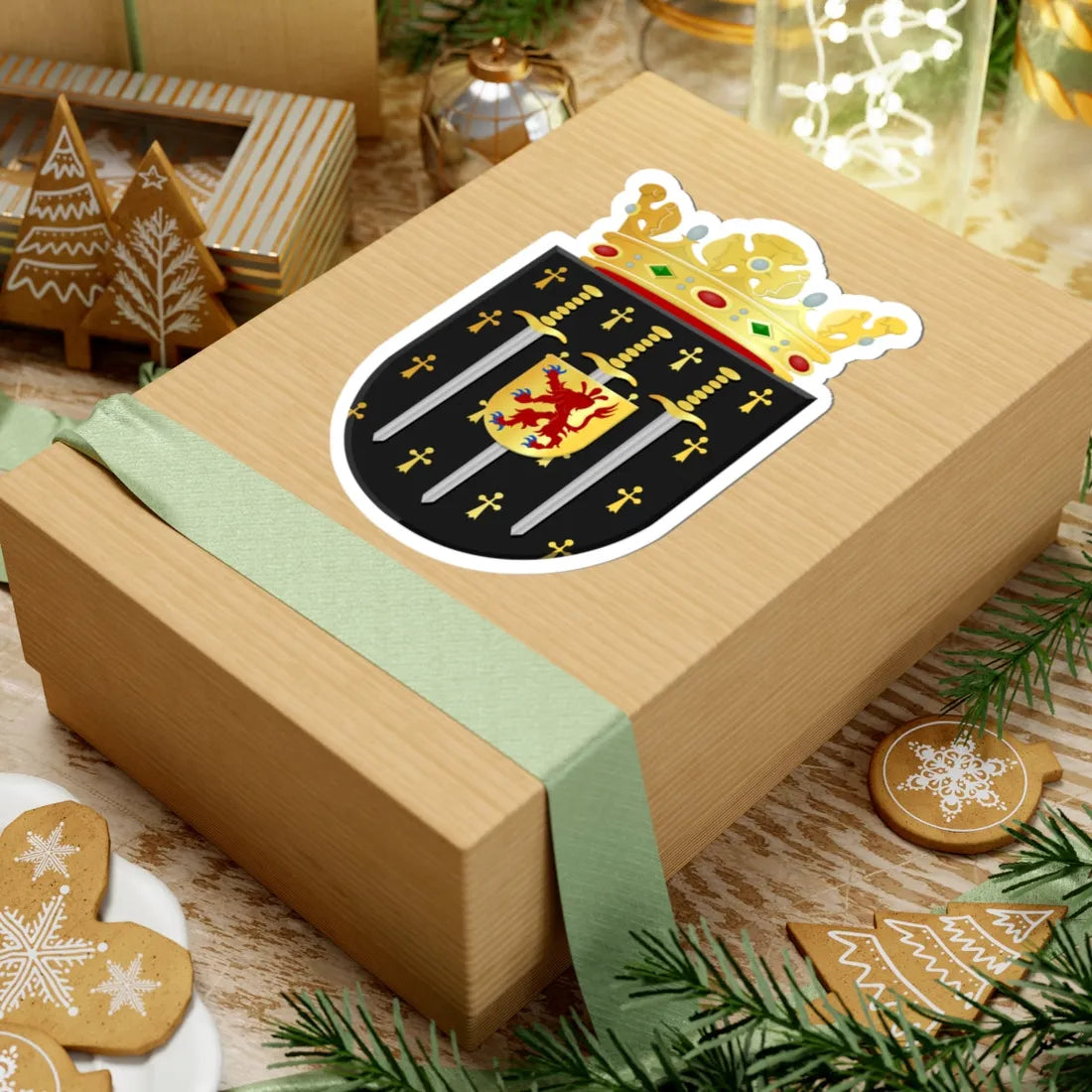 NIEDORP wapen 1971 (Netherlands) (Coat of Arms) STICKER Vinyl Kiss-Cut Decal - The Sticker Space