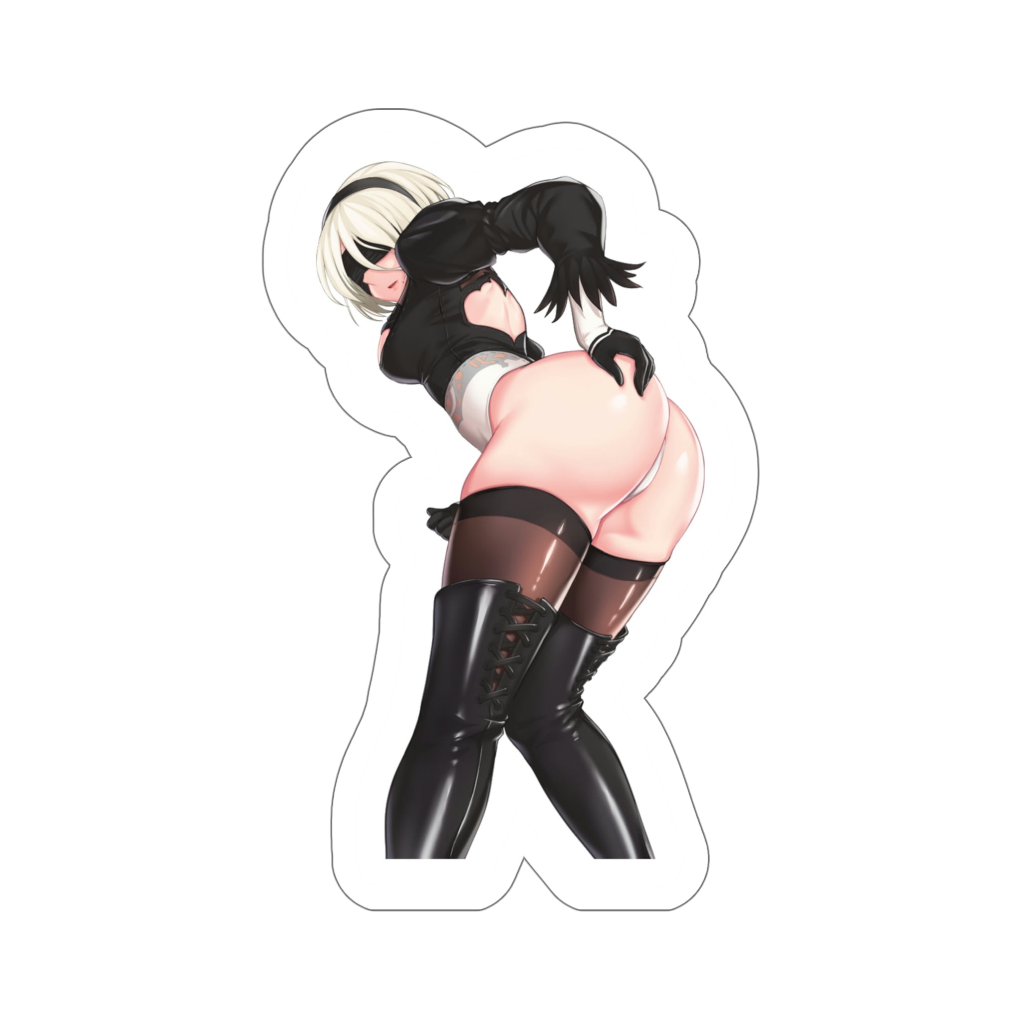 Nier: Automata 2B Anime Game JDM Decal Sticker 003 Anime Stickery