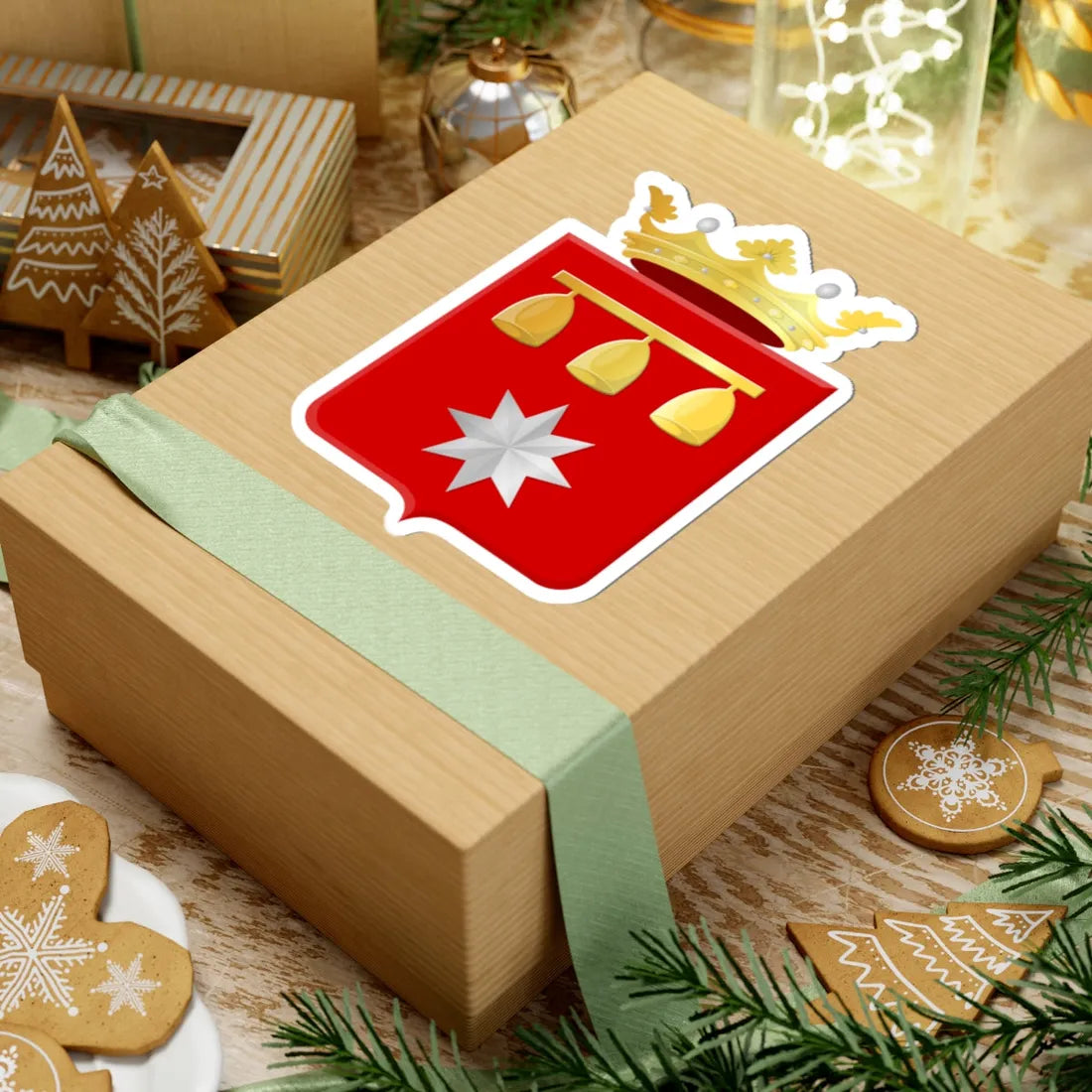 Nieuwveen wapen (Netherlands) (Coat of Arms) STICKER Vinyl Kiss-Cut Decal - The Sticker Space