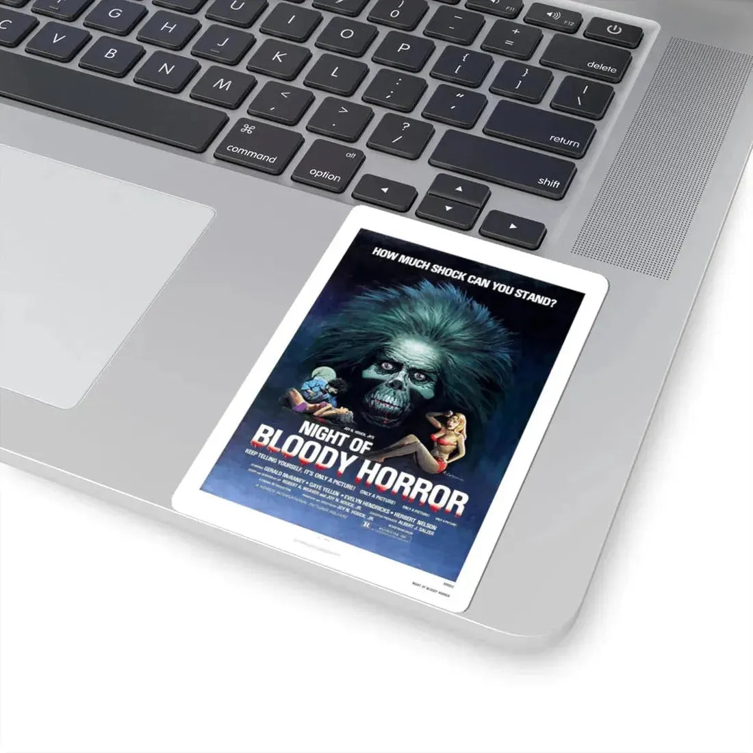 NIGHT OF BLOODY HORROR 1969 Movie Poster - STICKER Vinyl Kiss-Cut Decal - The Sticker Space