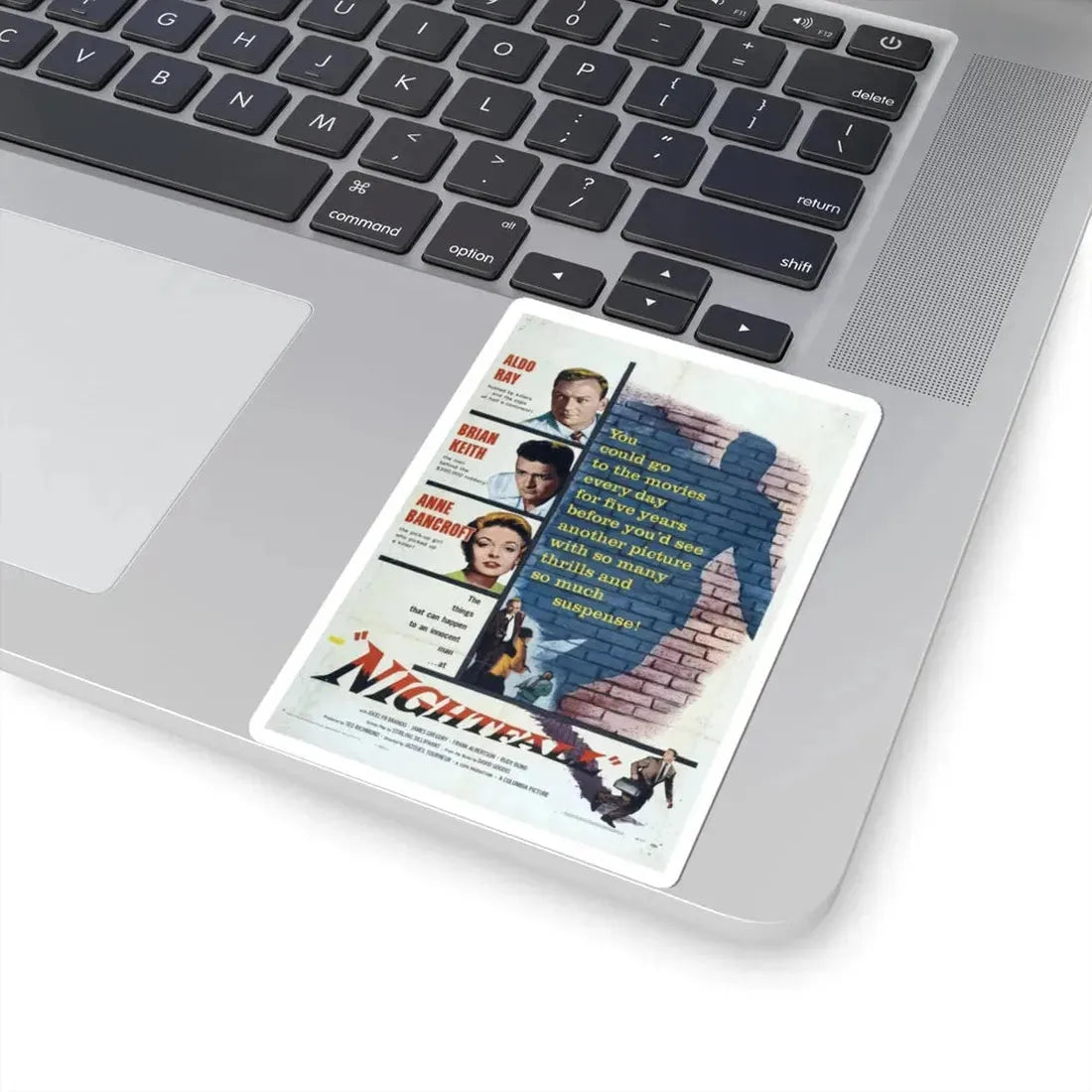 Nightfall 1957 Movie Poster - STICKER Vinyl Kiss-Cut Decal - The Sticker Space