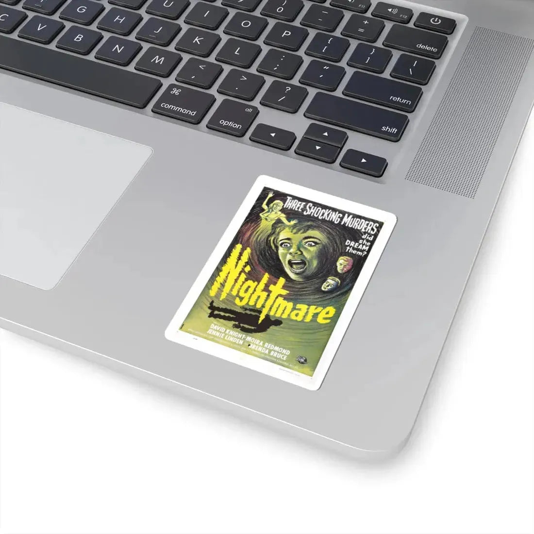 NIGHTMARE 1964 Movie Poster - STICKER Vinyl Kiss-Cut Decal - The Sticker Space