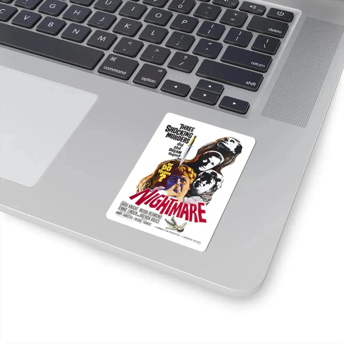 NIGHTMARE (2) 1964 Movie Poster - STICKER Vinyl Kiss-Cut Decal - The Sticker Space