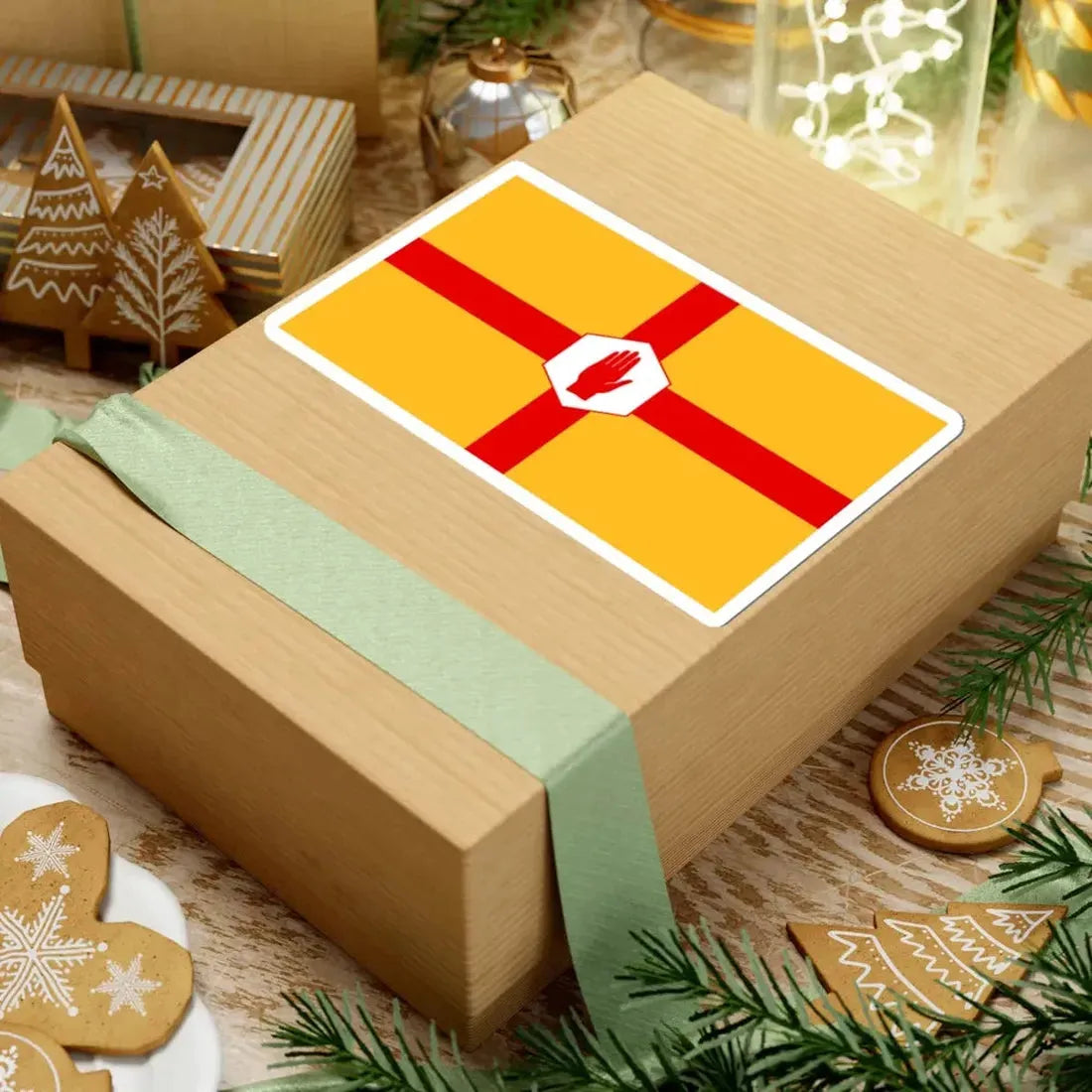 Niulstermergehexagon (Ireland) STICKER Vinyl Kiss-Cut Decal - The Sticker Space