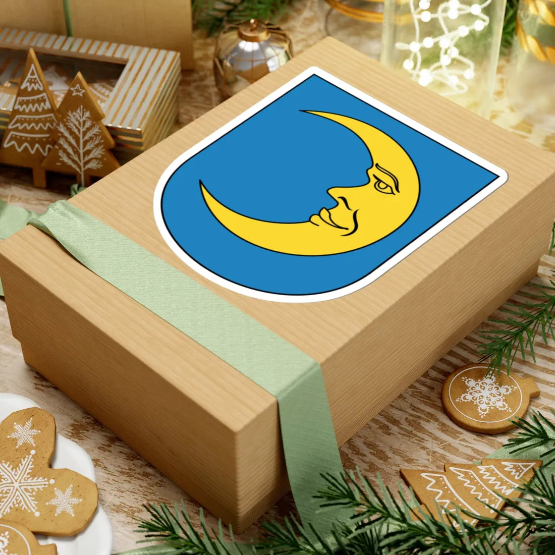 Nänikon coat of arms (Switzerland) (Coat of Arms) STICKER Vinyl Kiss-Cut Decal - The Sticker Space