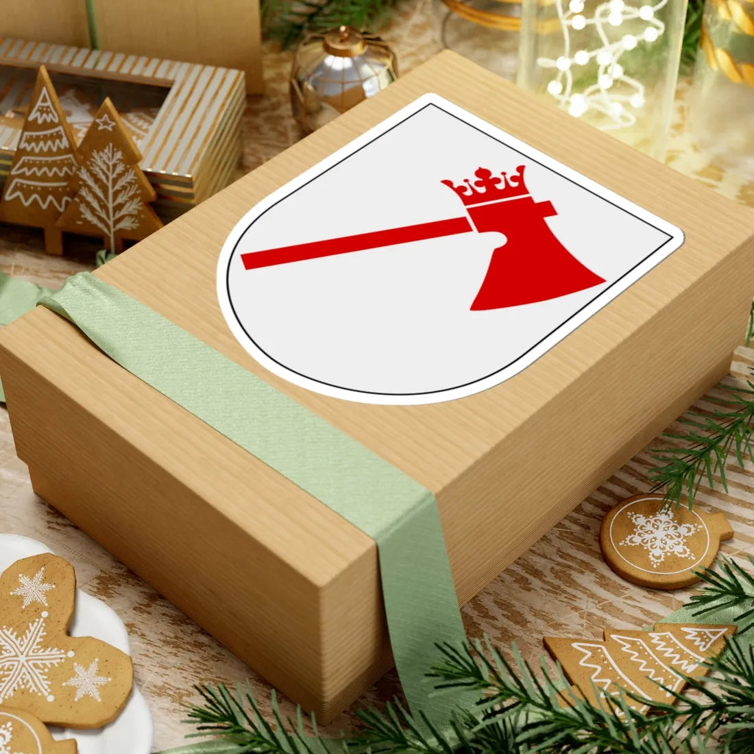 Nordals vapen (Sweden) (Coat of Arms) STICKER Vinyl Kiss-Cut Decal - The Sticker Space