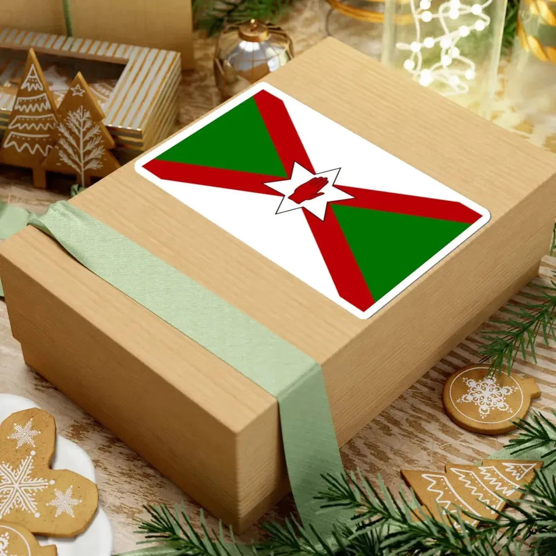 Norn Iron flag star (Ireland) STICKER Vinyl Kiss-Cut Decal - The Sticker Space