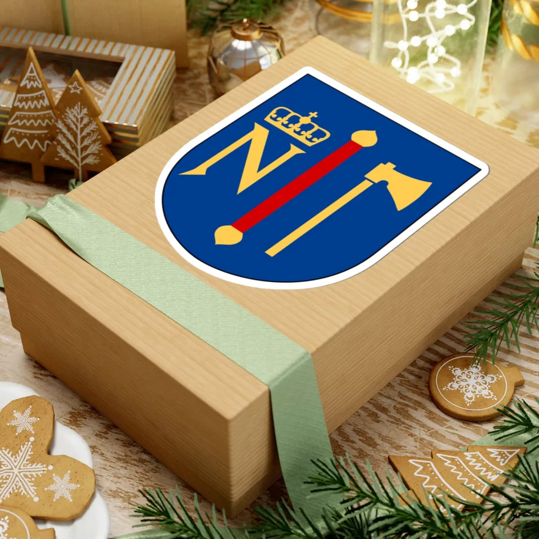 Norrköping vapen äldre (Sweden) (Coat of Arms) STICKER Vinyl Kiss-Cut Decal - The Sticker Space