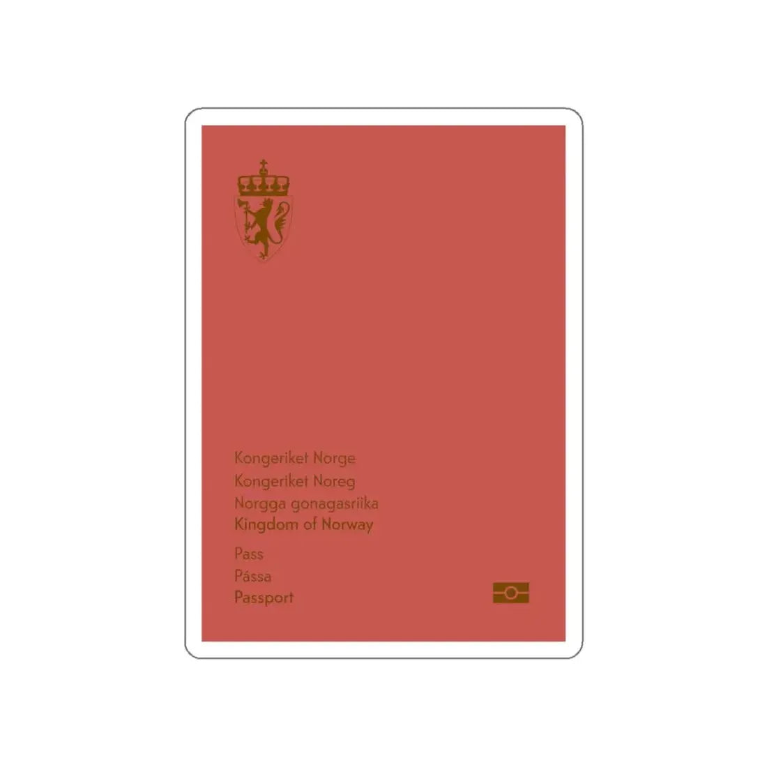 Norway Passport 2020 Ordinary STICKER Vinyl Die-Cut Decal - The Sticker Space