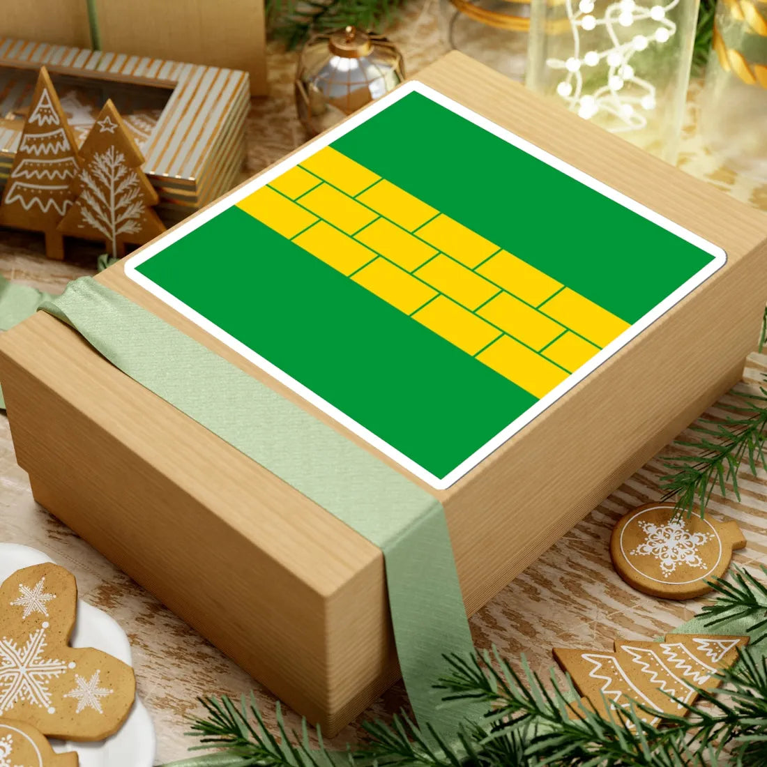 Novyi Kryvyn flag (Ukraine) STICKER Vinyl Kiss-Cut Decal - The Sticker Space