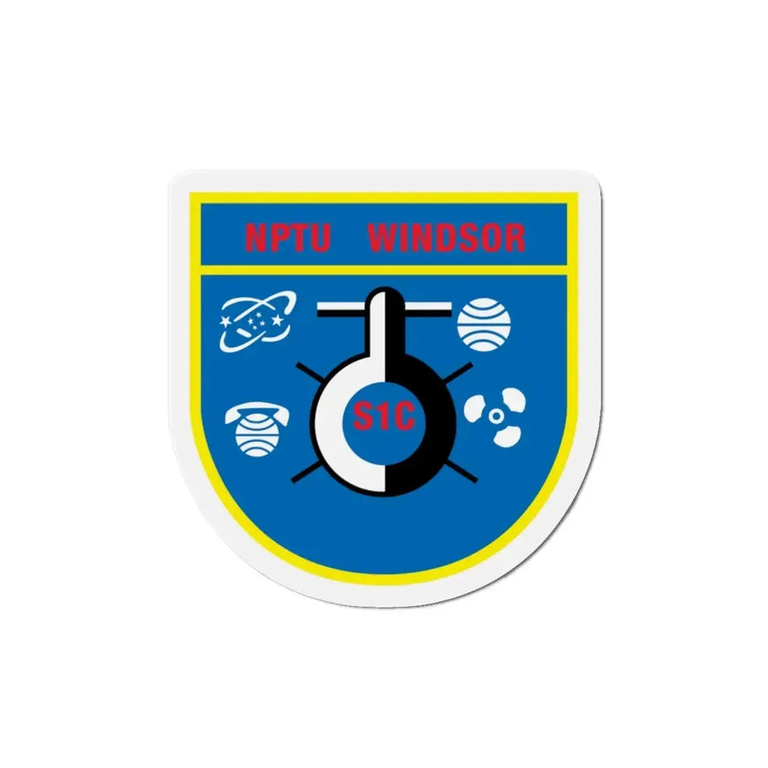 NPTU Windsor S1C (U.S. Navy) Refrigerator Magnet - The Sticker Space