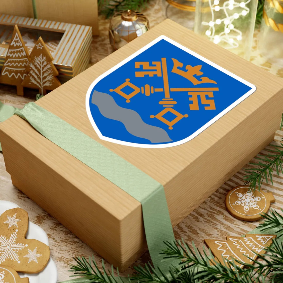 Næstved Kommune coa (Denmark) (Coat of Arms) STICKER Vinyl Kiss-Cut Decal - The Sticker Space