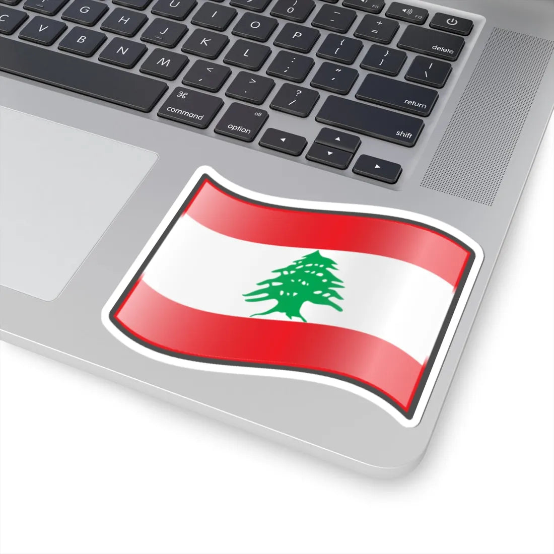 Nuvola Lebanese flag (Lebanon) STICKER Vinyl Kiss-Cut Decal - The Sticker Space