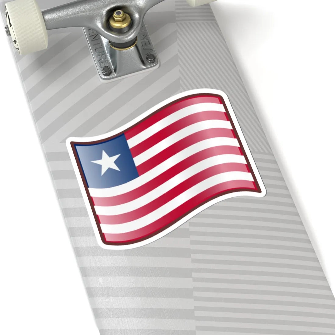 Nuvola Liberian flag (Liberia) STICKER Vinyl Kiss-Cut Decal - The Sticker Space
