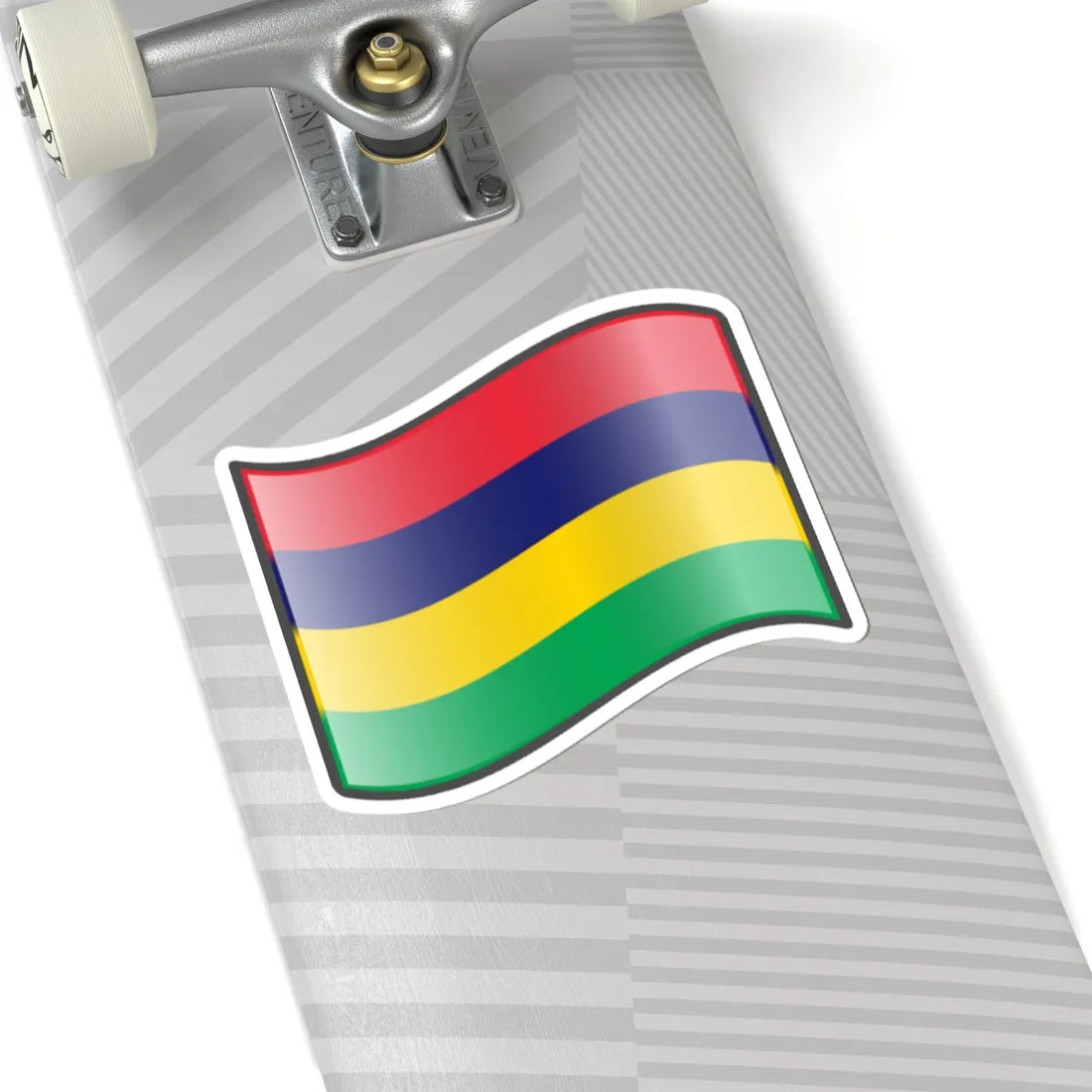Nuvola Mauritian flag (Mauritius) STICKER Vinyl Kiss-Cut Decal - The Sticker Space