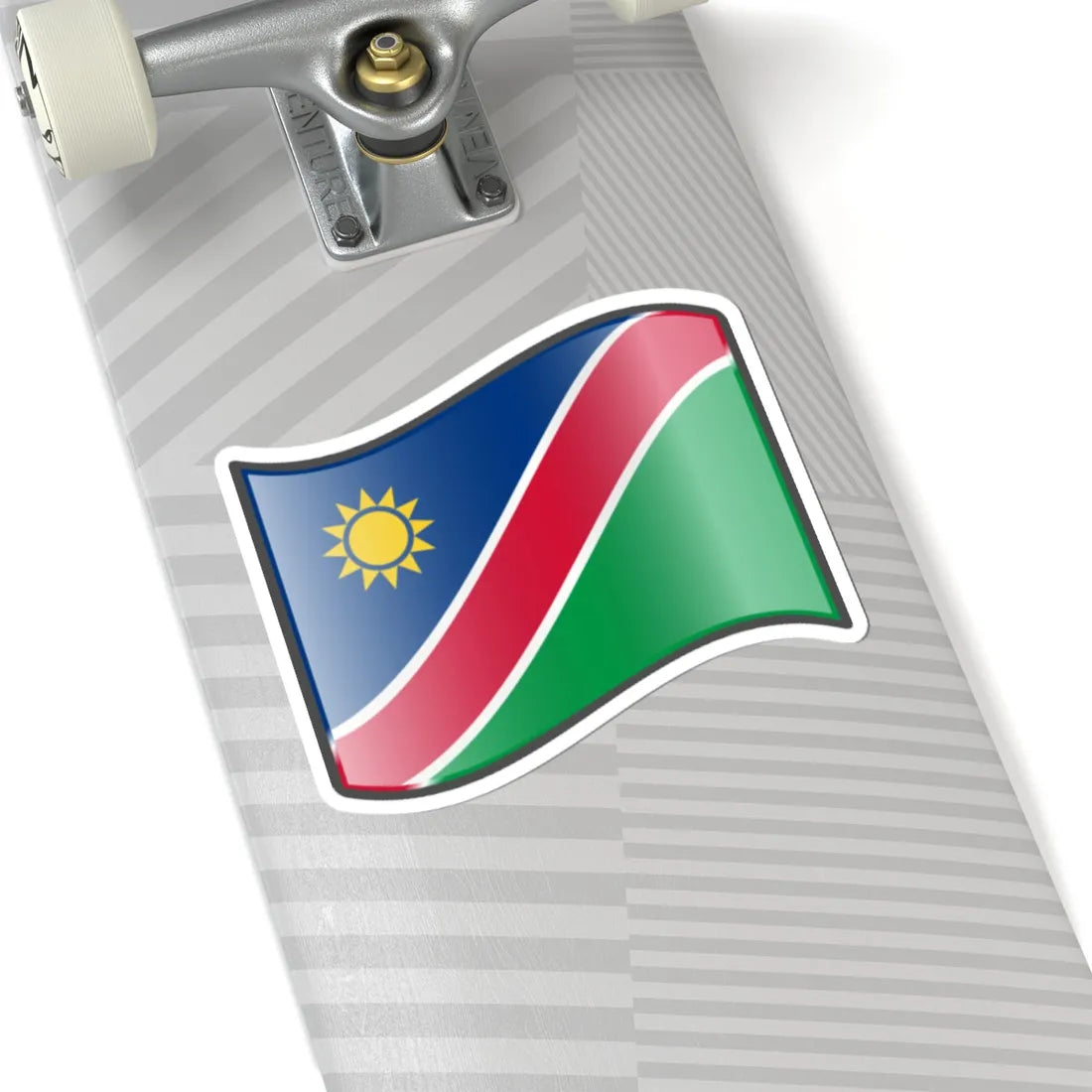 Nuvola Namibian flag (Namibia) STICKER Vinyl Kiss-Cut Decal - The Sticker Space