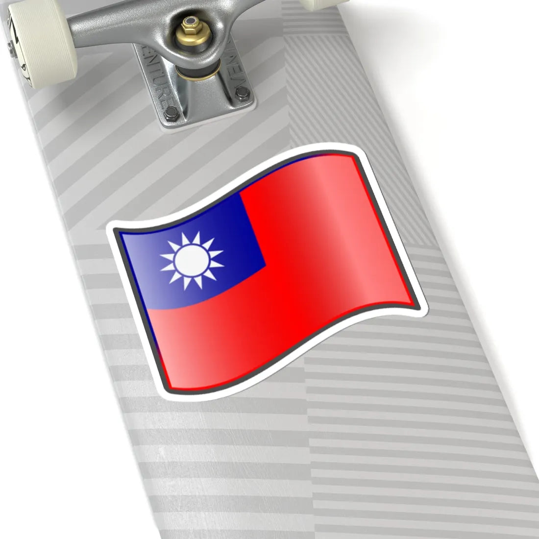 Nuvola Taiwanese flag STICKER Vinyl Kiss-Cut Decal - The Sticker Space