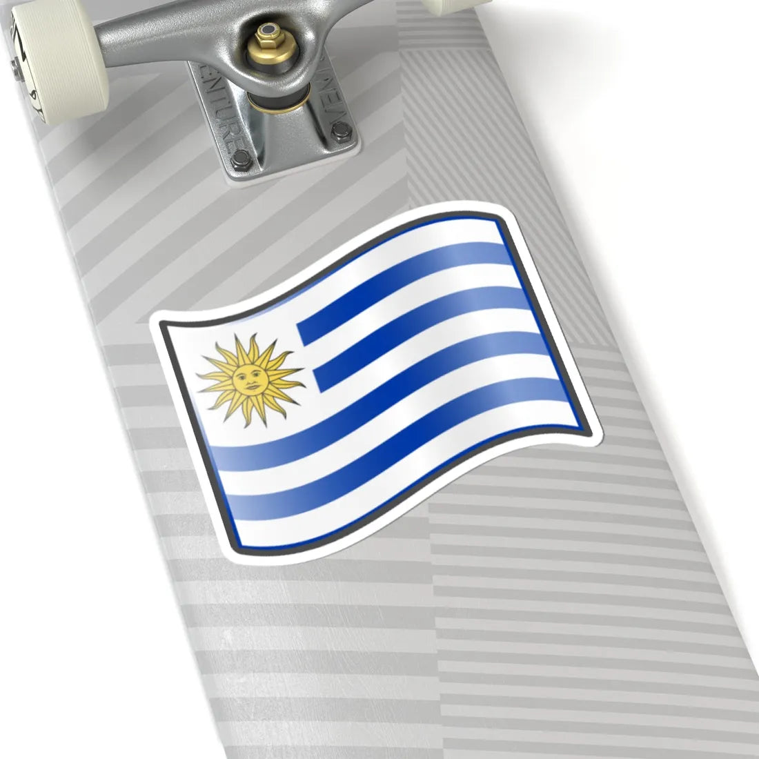Nuvola Uruguayan flag (Uruguay) STICKER Vinyl Kiss-Cut Decal - The Sticker Space