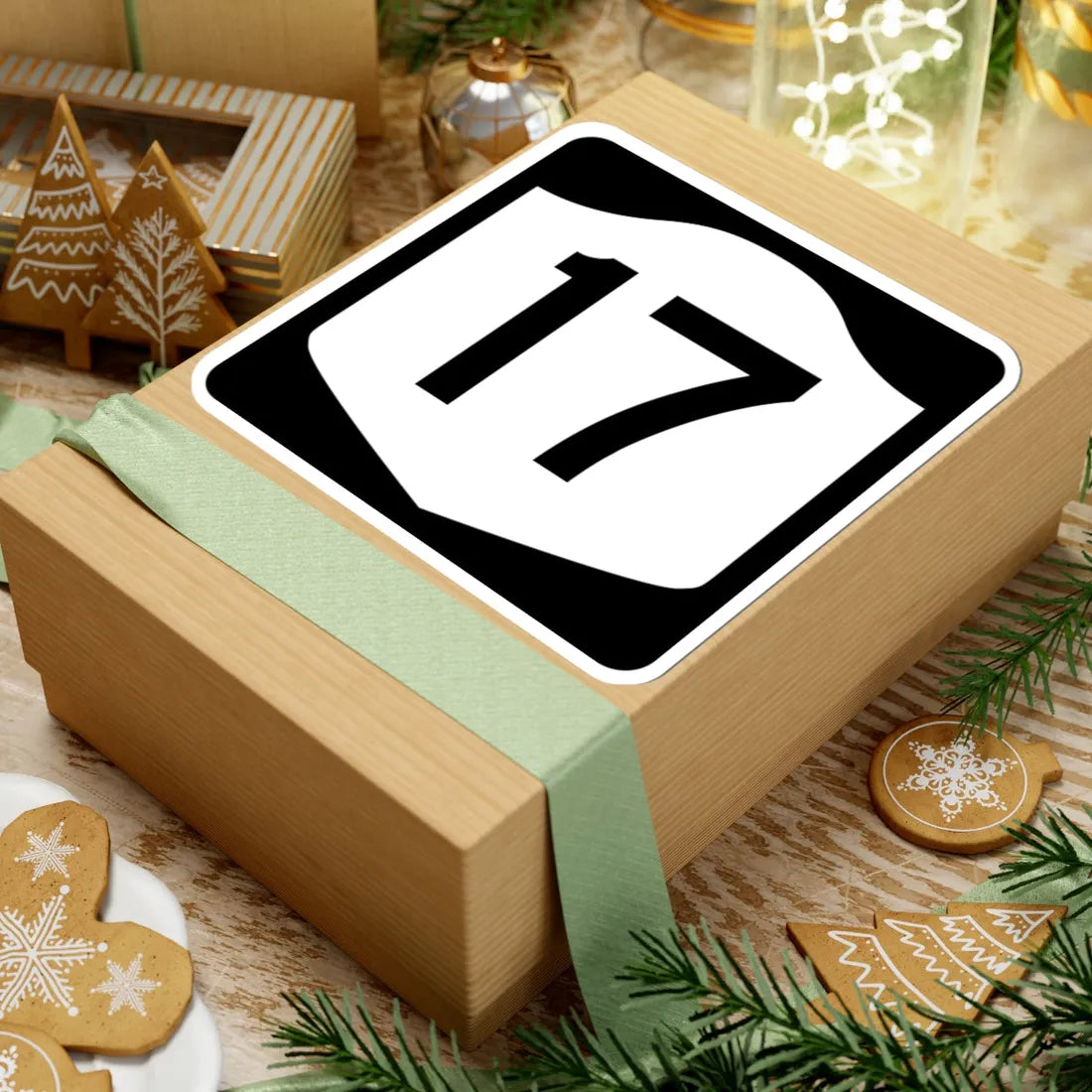 NY-17 (New York) (Road Sign) STICKER Vinyl Kiss-Cut Decal - The Sticker Space