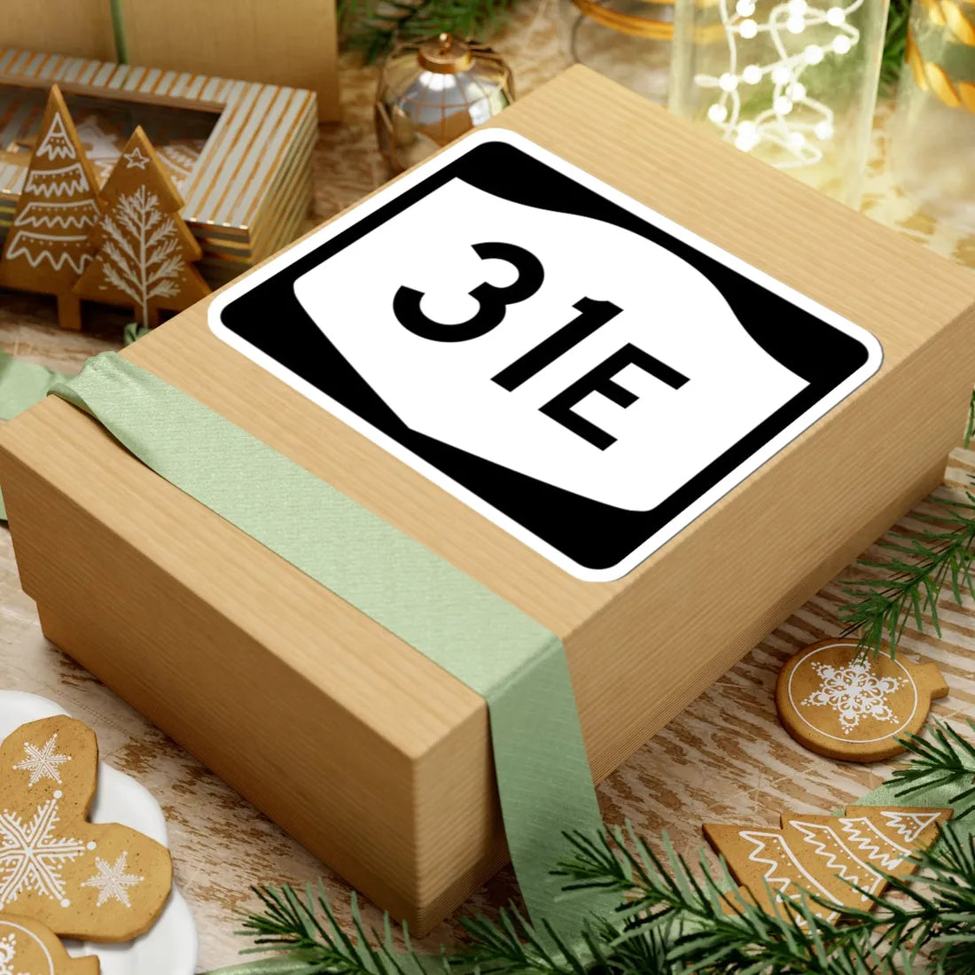 NY-31E (New York) (Road Sign) STICKER Vinyl Kiss-Cut Decal - The Sticker Space