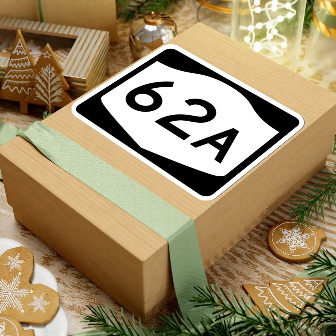 NY-62A (New York) (Road Sign) STICKER Vinyl Kiss-Cut Decal - The Sticker Space