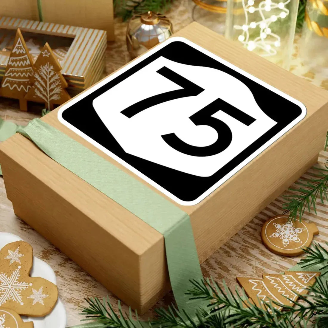 NY-75 (New York) (Road Sign) STICKER Vinyl Kiss-Cut Decal - The Sticker Space