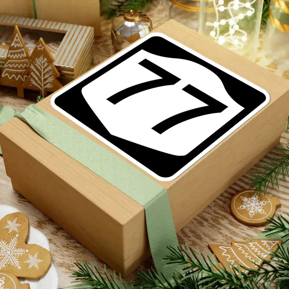 NY-77 (New York) (Road Sign) STICKER Vinyl Kiss-Cut Decal - The Sticker Space