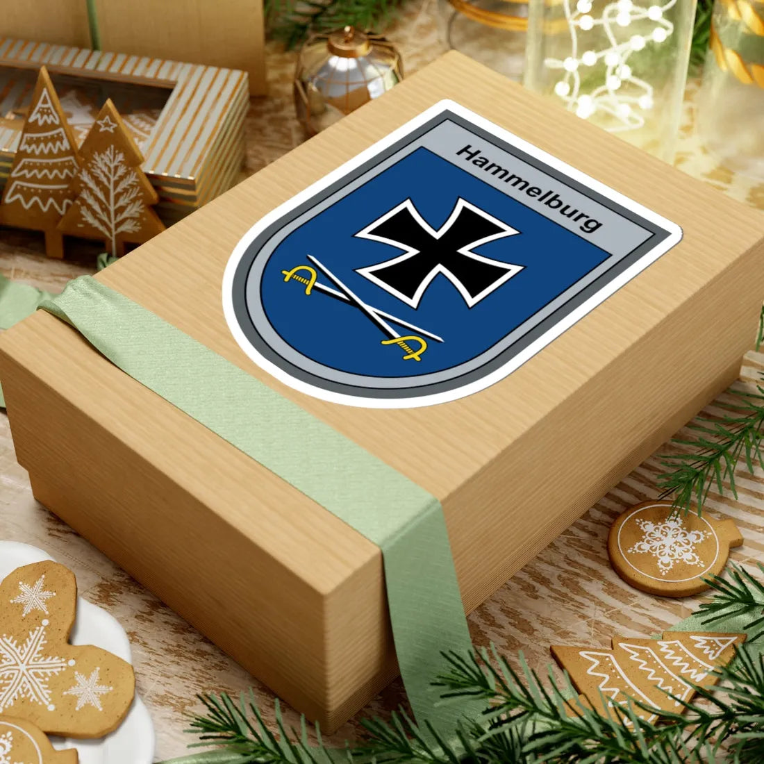 OABtl Hammelburg (Germany) (Coat of Arms) STICKER Vinyl Kiss-Cut Decal - The Sticker Space